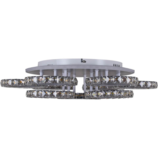 Потолочная светодиодная люстра Reluce 03900-0.3-6+3A WH+CR (RGB) Потолочная светодиодная люстра Reluce 03900-0.3-6+3A WH+CR (RGB)