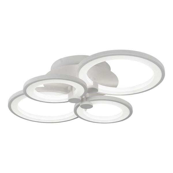 Потолочная светодиодная люстра iLedex Ring A001/4 WH Потолочная светодиодная люстра iLedex Ring A001/4 WH
