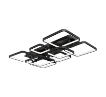 Потолочная светодиодная люстра iLedex Satellite 6813-8N-X-T BK