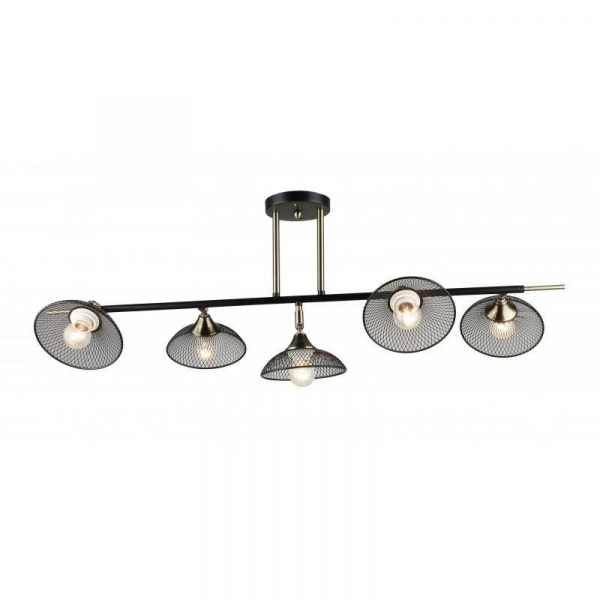 Потолочная люстра IMEX MD.5728-5-S-AB+BK Потолочная люстра IMEX MD.5728-5-S-AB+BK