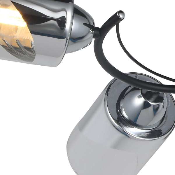 Потолочная люстра Illumico IL8208-4COU-79 BK CR Потолочная люстра Illumico IL8208-4COU-79 BK CR