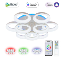 Потолочная светодиодная люстра Citilux Паркер Смарт CL225A190E