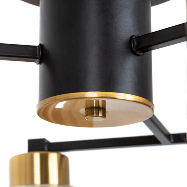 Потолочная люстра Arte Lamp Leo A7027PL-6BK Потолочная люстра Arte Lamp Leo A7027PL-6BK