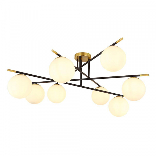 Потолочная люстра Arte Lamp Alcor A2224PL-8BK Потолочная люстра Arte Lamp Alcor A2224PL-8BK