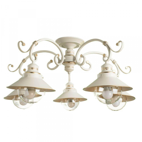 Потолочная люстра Arte Lamp 7 A4577PL-5WG Потолочная люстра Arte Lamp 7 A4577PL-5WG