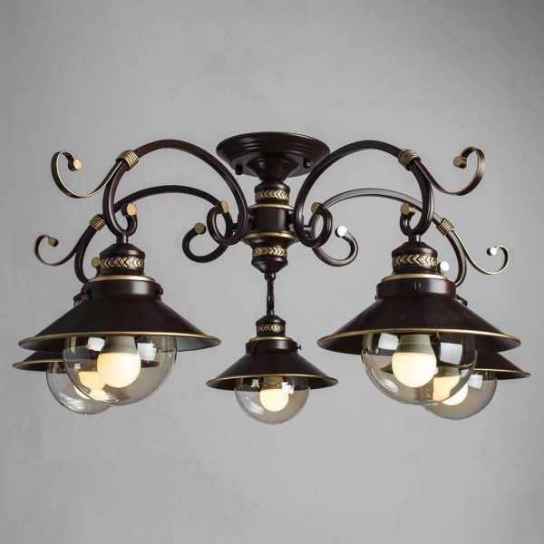 Потолочная люстра Arte Lamp 7 A4577PL-5CK Потолочная люстра Arte Lamp 7 A4577PL-5CK