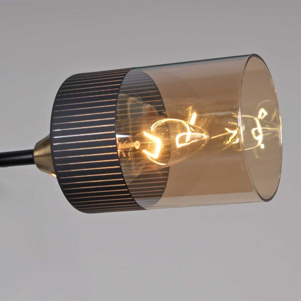 Потолочная люстра Reluce 48460-0.3-04 BK+COPPER