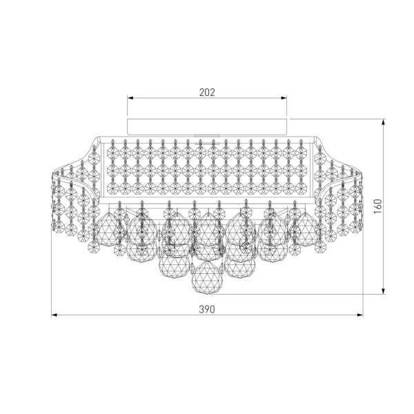 Потолочная люстра Eurosvet 16017/6 белый с серебром Strotskis Потолочная люстра Eurosvet 16017/6 белый с серебром Strotskis