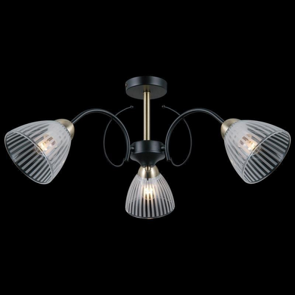 Потолочная люстра Illumico IL0198-3CSQ-79 BK AB Потолочная люстра Illumico IL0198-3CSQ-79 BK AB