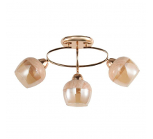 Потолочная люстра ЭкономСвет 12210/3FGD AMB+WD