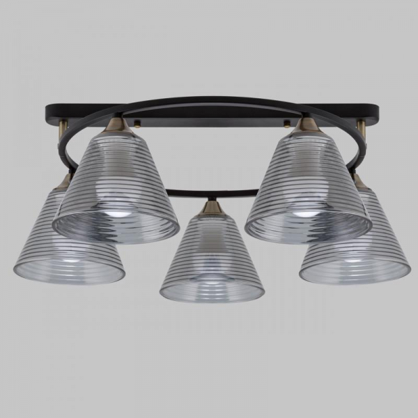 Потолочная люстра IMEX MD.5948-5-S-BK+AB Потолочная люстра IMEX MD.5948-5-S-BK+AB