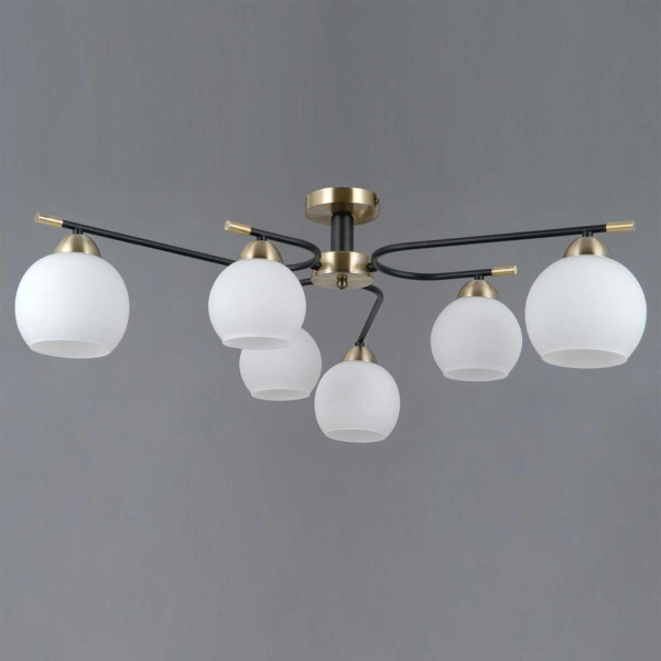 Люстра Illumico IL0638-6CSQ-24 AB BK LIBRA Люстра Illumico IL0638-6CSQ-24 AB BK LIBRA