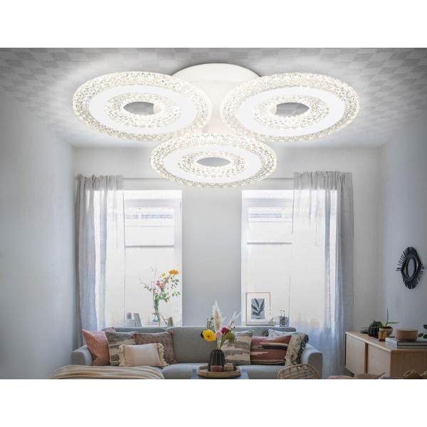Потолочная светодиодная люстра Ambrella light Acrylica Original FA4001 Потолочная светодиодная люстра Ambrella light Acrylica Original FA4001