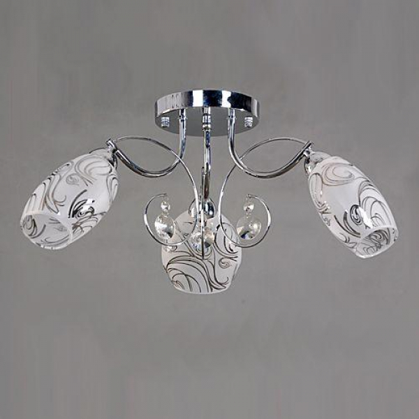 Потолочная люстра Elvan LU-36324/3-E14-Ch+Wh Потолочная люстра Elvan LU-36324/3-E14-Ch+Wh