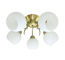 Потолочная люстра ЭкономСвет 12162/5AB WT