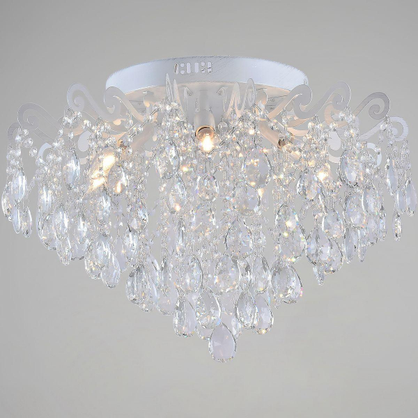 Потолочная люстра Reluce 04033-0.3-07 WH+SILVER PN Потолочная люстра Reluce 04033-0.3-07 WH+SILVER PN