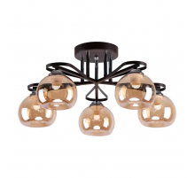 Потолочная люстра ЭкономСвет 40236/5CR+BR AMB