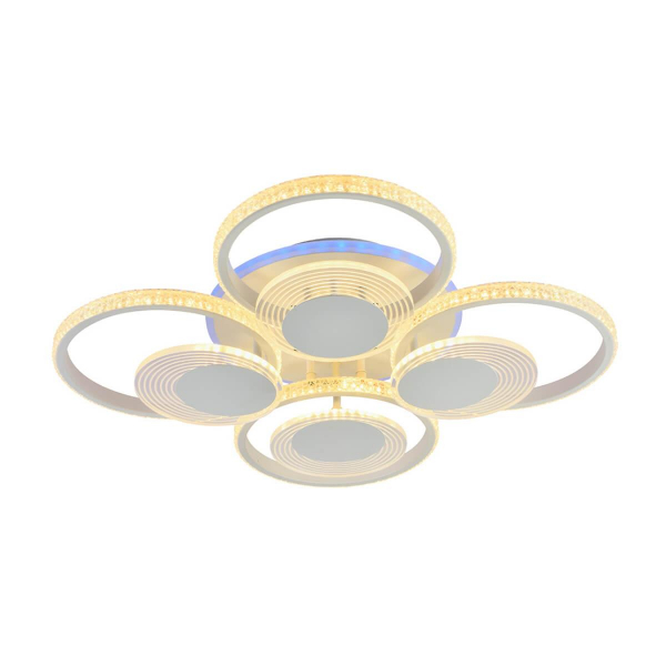 Потолочная светодиодная люстра Profit Light 5883/4+4B WHT Потолочная светодиодная люстра Profit Light 5883/4+4B WHT