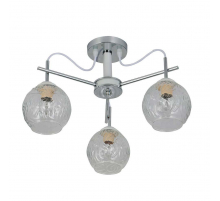 Потолочная люстра ЭкономСвет 10058/3CR+WT CL