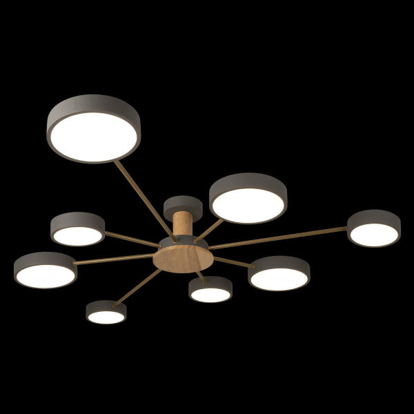 Потолочная светодиодная люстра Loft IT Sunrise 10316/8 Grey Потолочная светодиодная люстра Loft IT Sunrise 10316/8 Grey