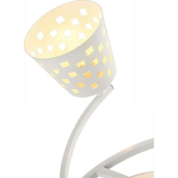 Потолочная люстра Reluce 01384-0.3-05 WH+CR Потолочная люстра Reluce 01384-0.3-05 WH+CR