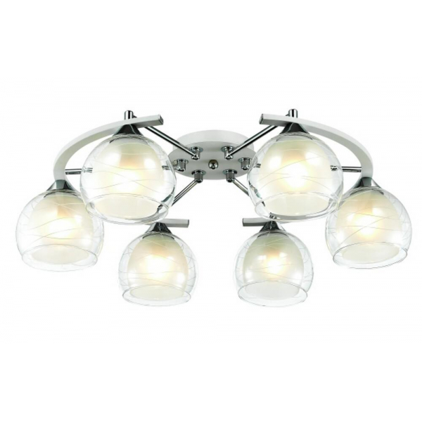 Потолочная люстра Omnilux Saragossa OML-28313-06 Потолочная люстра Omnilux Saragossa OML-28313-06