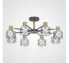 Потолочная люстра Imperium Loft Corf B3 Black 8 Lamps 189477-26