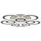 Потолочная светодиодная люстра Reluce 08881-0.3-5+5LED WH (BL+YL)
