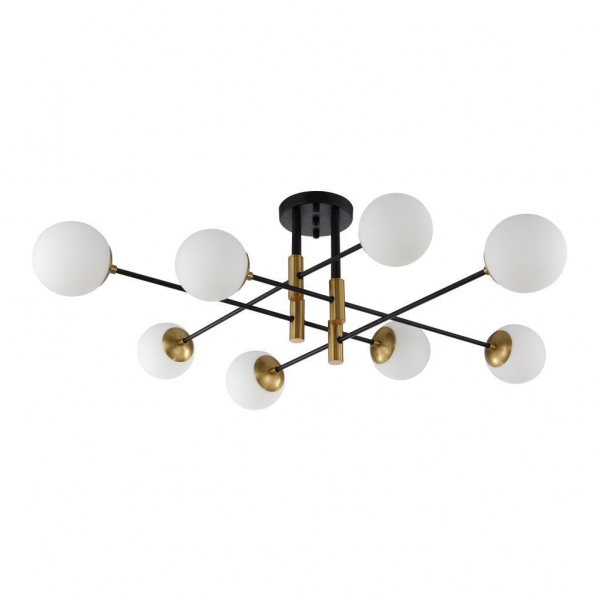 Потолочная люстра Crystal Lux Fidel PL8 Black Потолочная люстра Crystal Lux Fidel PL8 Black