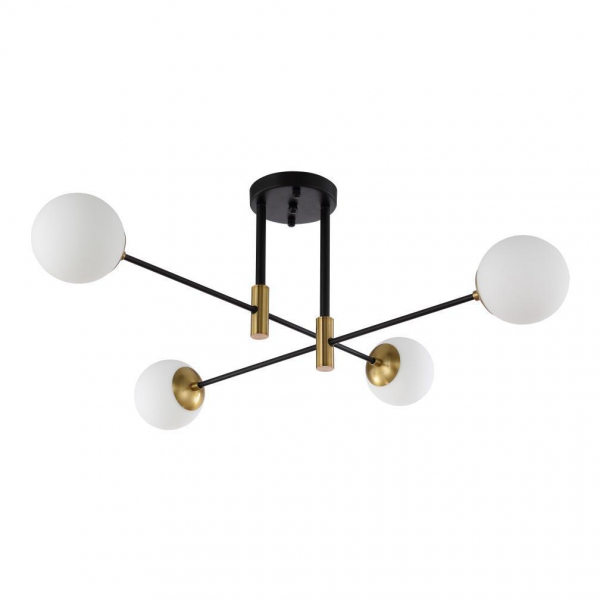 Потолочная люстра Crystal Lux Fidel PL4 Black Потолочная люстра Crystal Lux Fidel PL4 Black