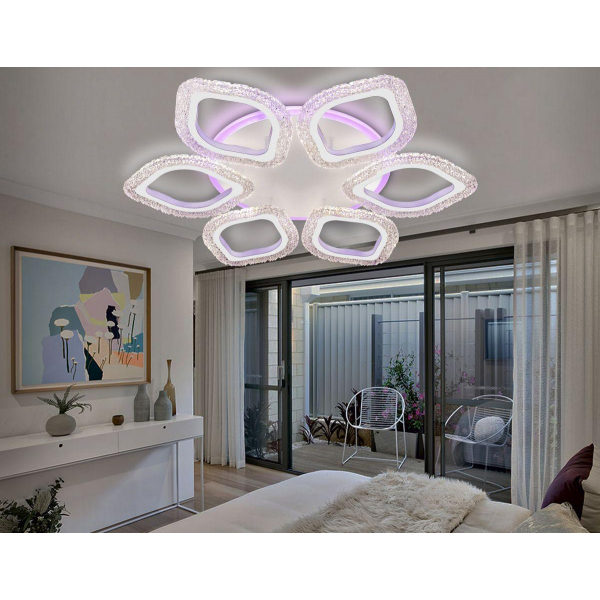 Потолочная светодиодная люстра Ambrella light Acrylica Original FA4503 Потолочная светодиодная люстра Ambrella light Acrylica Original FA4503