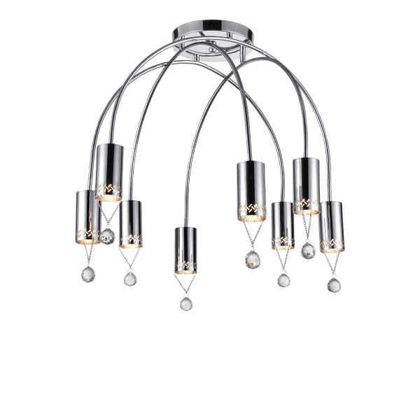Потолочная люстра Vele Luce Pioggia VL4283L08 Потолочная люстра Vele Luce Pioggia VL4283L08
