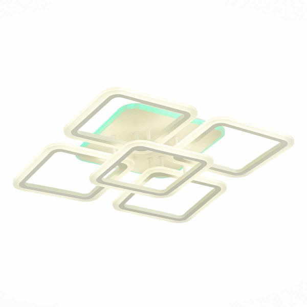 Потолочная светодиодная люстра Evoluce Qutro SLE200452-05RGB Потолочная светодиодная люстра Evoluce Qutro SLE200452-05RGB
