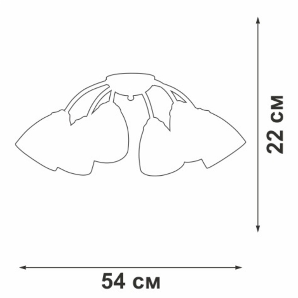Потолочная люстра Vitaluce V3737-0/6PL
