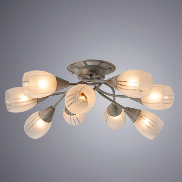 Потолочная люстра Arte Lamp Penny A2701PL-9WG Потолочная люстра Arte Lamp Penny A2701PL-9WG