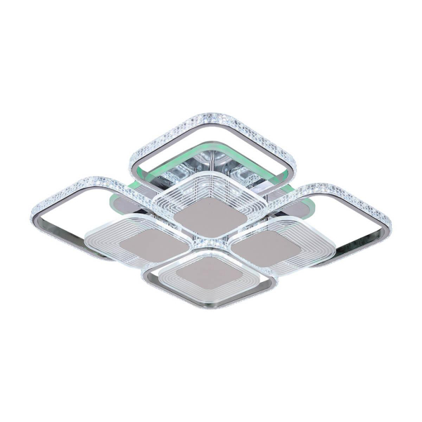 Потолочная светодиодная люстра Profit Light 5886/4+4B CHR Потолочная светодиодная люстра Profit Light 5886/4+4B CHR