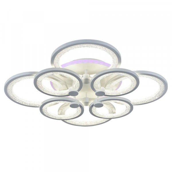 Потолочная светодиодная люстра Profit Light 8002/4+4 WHT Потолочная светодиодная люстра Profit Light 8002/4+4 WHT