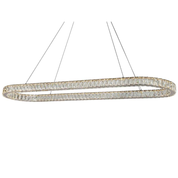 Люстра NEWPORT 8580/140 C oval chrome