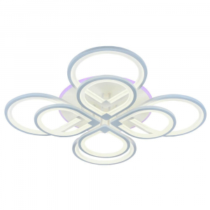 Потолочная светодиодная люстра Profit Light 8000/4+4 WHT