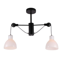 Потолочная люстра IMEX MD.1230-2-S BK+CH