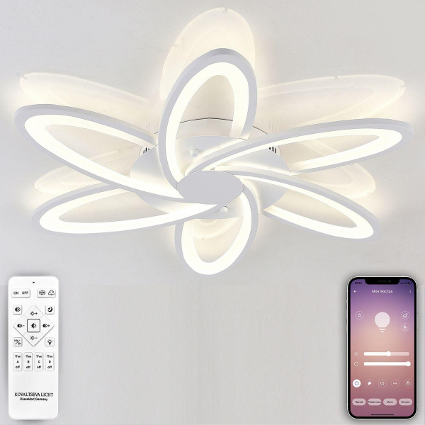 Потолочная светодиодная люстра Natali Kovaltseva High-Tech Led Lamps 82008 Потолочная светодиодная люстра Natali Kovaltseva High-Tech Led Lamps 82008