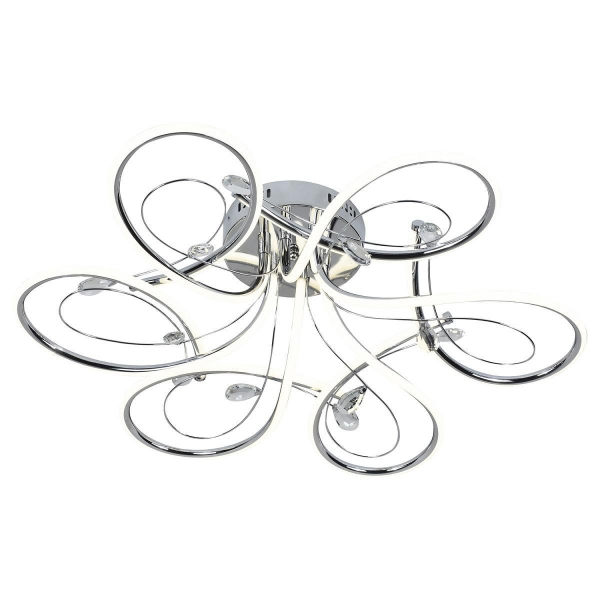 Потолочная светодиодная люстра Gerhort G61222/6CR Потолочная светодиодная люстра Gerhort G61222/6CR