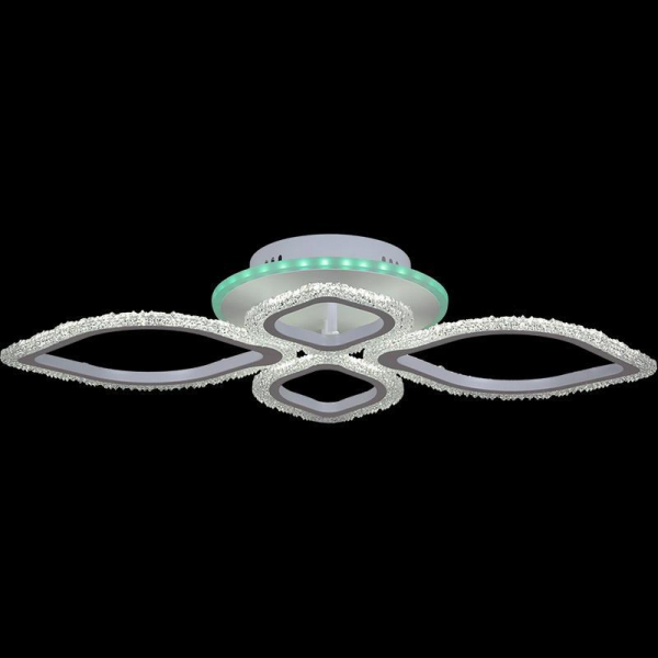 Потолочная светодиодная люстра Reluce 08407-0.3-2+2 WH (RGB) Потолочная светодиодная люстра Reluce 08407-0.3-2+2 WH (RGB)
