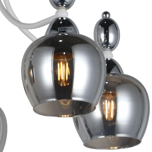Потолочная люстра Illumico IL8258-5COU-79 WH CR Потолочная люстра Illumico IL8258-5COU-79 WH CR
