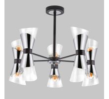 Потолочная люстра IMEX MD.51913-10-S-BK+CH