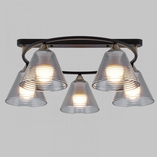 Потолочная люстра IMEX MD.5948-5-S-BK+AB Потолочная люстра IMEX MD.5948-5-S-BK+AB