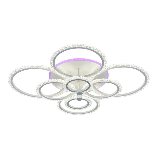Потолочная светодиодная люстра Profit Light 18027/8 WHT Потолочная светодиодная люстра Profit Light 18027/8 WHT