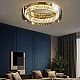 Потолочная люстра Imperium Loft Persey D80 Amber Трех 223746-23