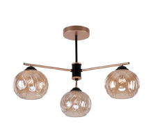 Потолочная люстра ЭкономСвет 13116/3B CPGD+MBK BR