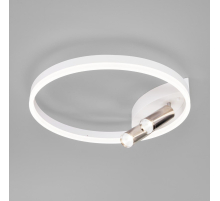 Потолочная светодиодная люстра Eurosvet Luminari 90247/3 белый / хром